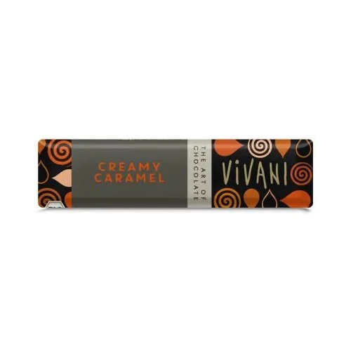 Био шоколадов бар с карамелов пълнеж, 40 g, Vivani - Vivani