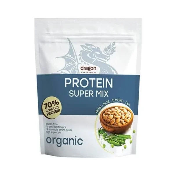 Био протеинов шейк Супермикс, 70%, 1.5 kg, Dragon Superfoods - Dragon Superfoods