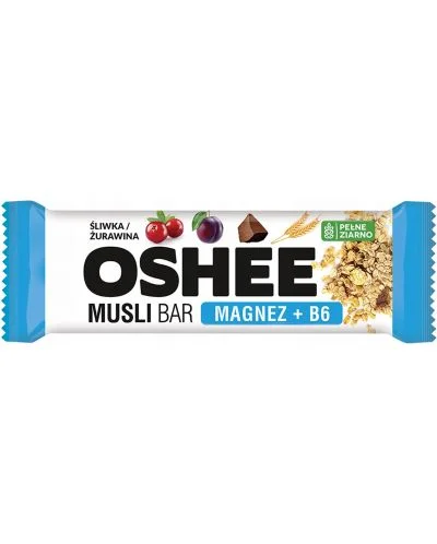 Мюсли бар със сушени плодове и витамини, 40 g, Oshee