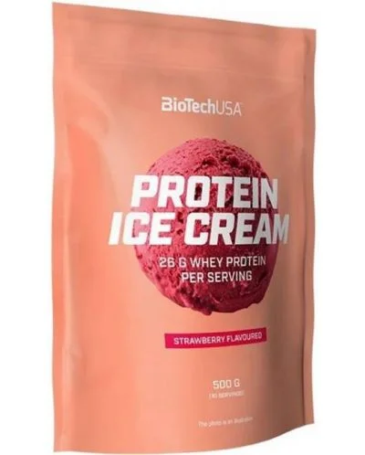 Protein Ice Cream, ягода, 500 g, BioTech USA