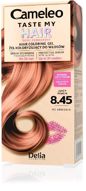 Delia Cameleo Полуперманентна боя за коса Taste My Hair, 8.45 Juicy Peach