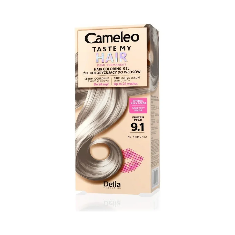 Delia Cameleo Полуперманентна боя за коса Taste My Hair, 9.1 Frozen Pear - ДЕЛИА