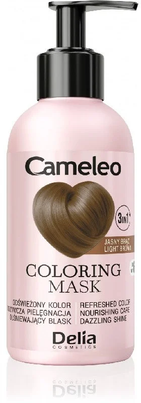 Delia Cameleo Оцветяваща маска за коса 3 в 1, Light Brown