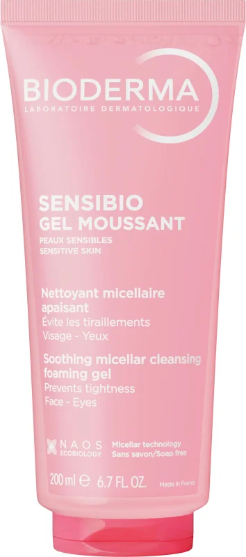 Bioderma Sensibio Успокояващ мицеларен измиващ гел за чувствителна кожа