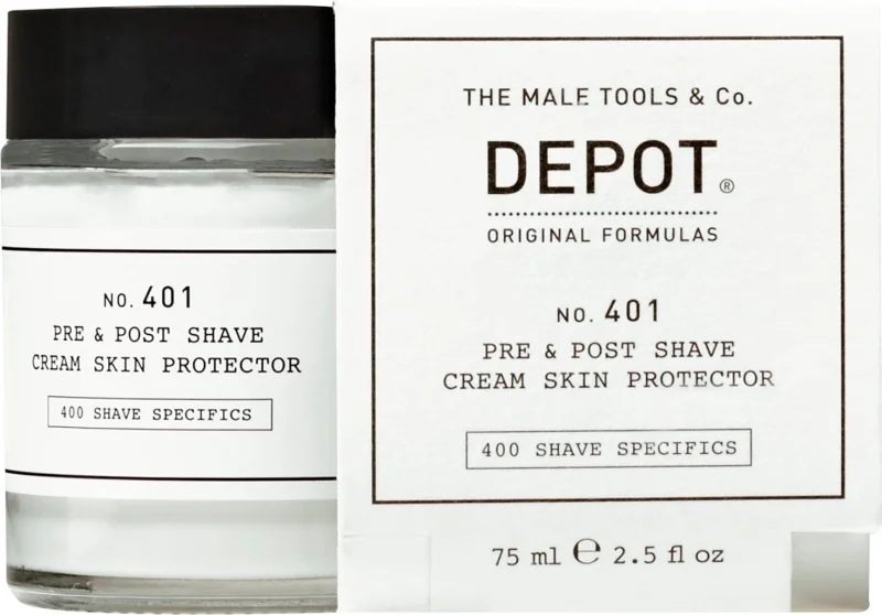 Depot Защитен крем за преди и след бръснене No. 401