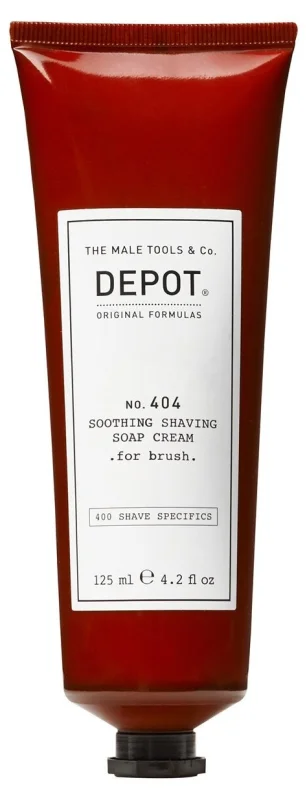 Depot Успокояващ крем-сапун за бръснене No. 404