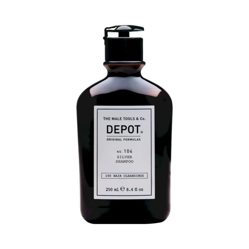 Depot Сребърен шампоан за сива и бяла коса No. 104 - Depot