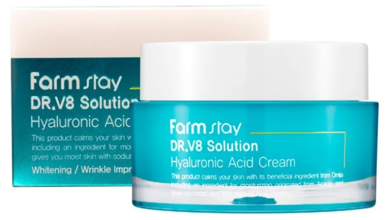 FarmStay DR.V8 Solution Хидратиращ крем за лице Hyaluronic Acid