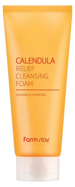 FarmStay Calendula Relief Почистваща пяна за лице