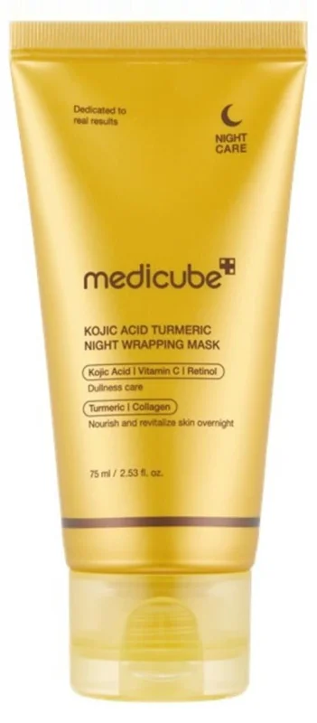 MediCube Нощна маска за лице Kojic Acid Turmeric