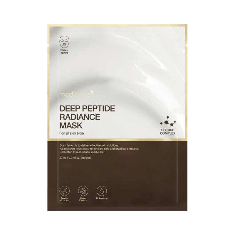 MediCube Озаряваща лист маска за лице Deep Peptide Radiance