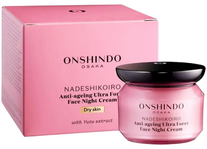 Onshindo Osaka Nadeshikoiro Богат нощен анти-ейдж крем за лице