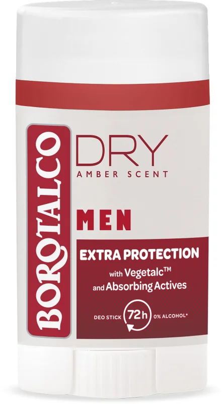 Borotalco Men Стик дезодорант против изпотяване Dry Amber