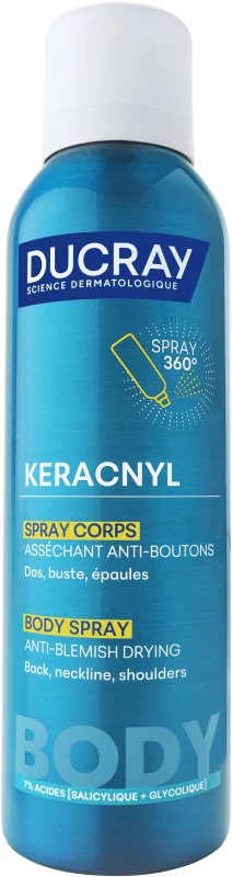 Ducray Keracnyl Спрей за тяло против несъвършенства