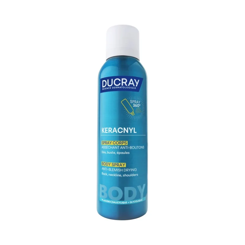 Ducray Keracnyl Спрей за тяло против несъвършенства - Ducray