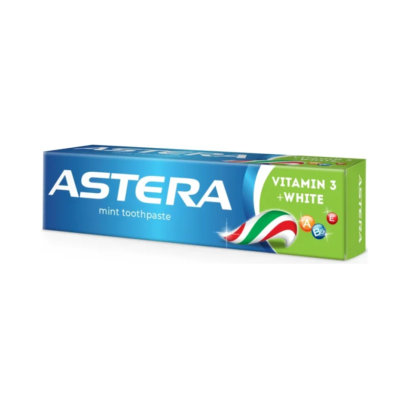Astera Избелваща паста за зъби Vitamin 3+ White