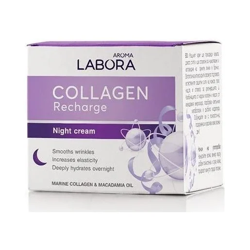 Aroma Labora Нощен крем за лице Collagen Recharge