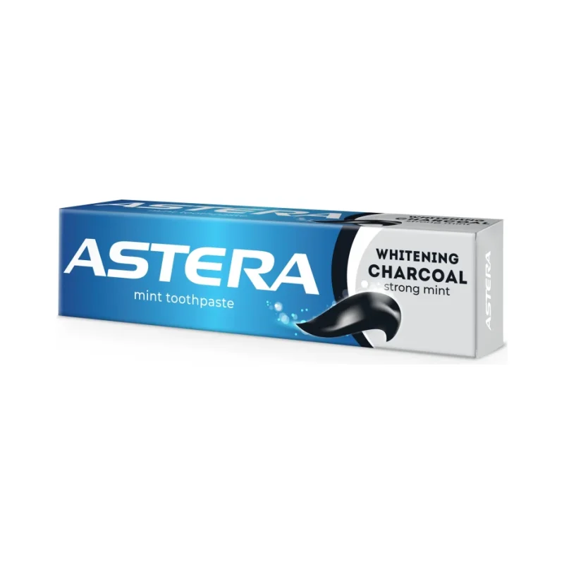 Astera Избелваща паста за зъби Whitening Charcoal