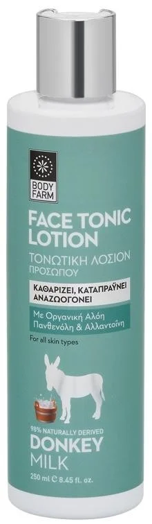 Bodyfarm Donkey Milk Почистващ лосион за лице с магарешко мляко и алое вера