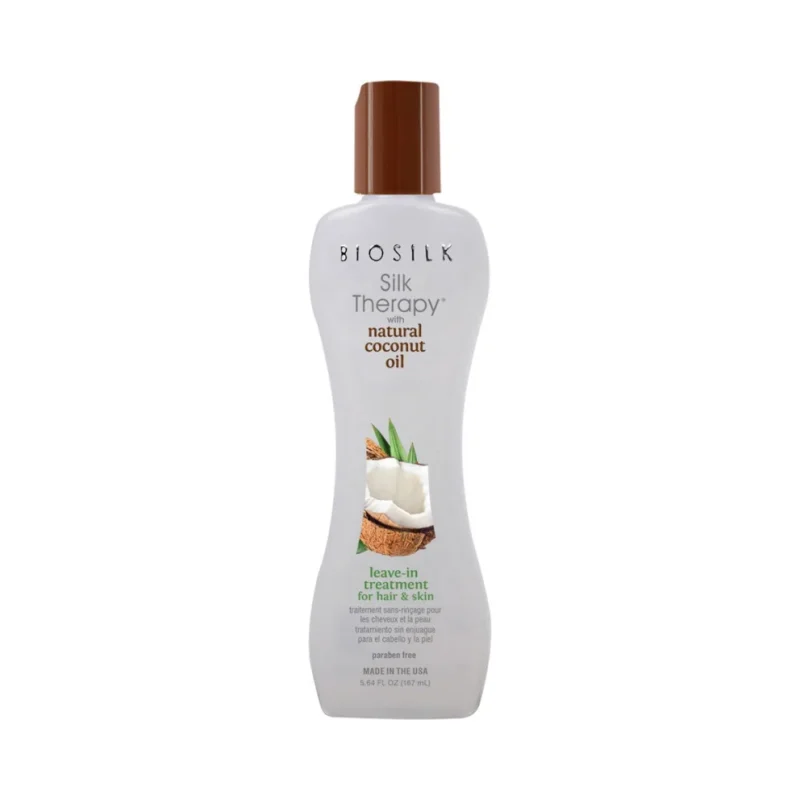 BioSilk Silk Therapy Natural Coconut Oil Озаряваща терапия за коса и кожа - BioSilk