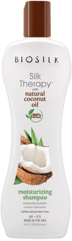 BioSilk Silk Therapy Natural Coconut Oil Хидратиращ шампоан