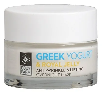 Bodyfarm Маска за лице Greek Yogurt & Royal Jelly Overnight