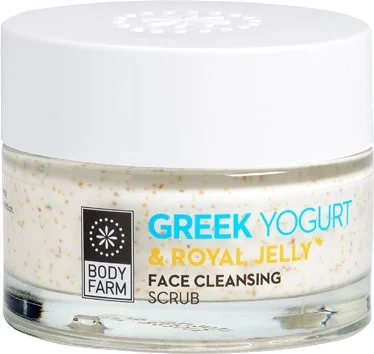 Bodyfarm Greek Yogurt & Royal jelly Почистващ скраб за лице