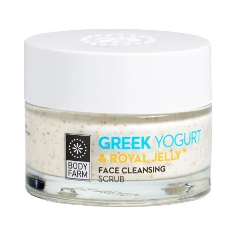 Bodyfarm Greek Yogurt & Royal jelly Почистващ скраб за лице - Bodyfarm