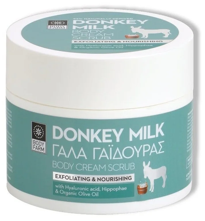 Bodyfarm Donkey Milk Ексфолиращ крем-скраб за тяло