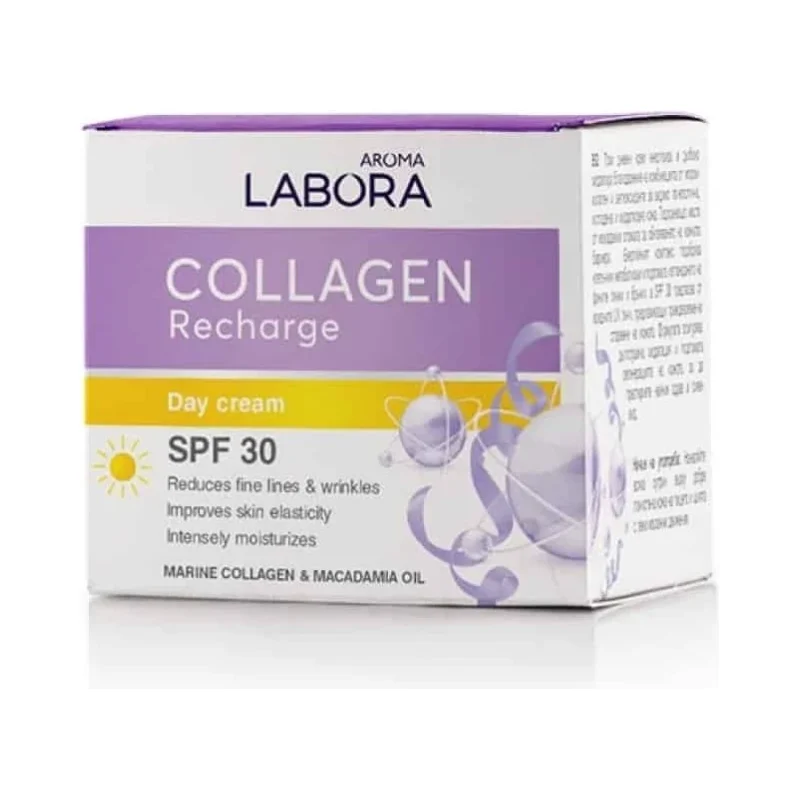 Aroma Labora Дневен крем за лице Collagen Recharge, SPF30
