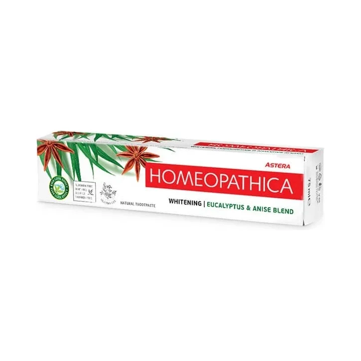 Astera Homeopathica Избелваща паста за зъби Whitening