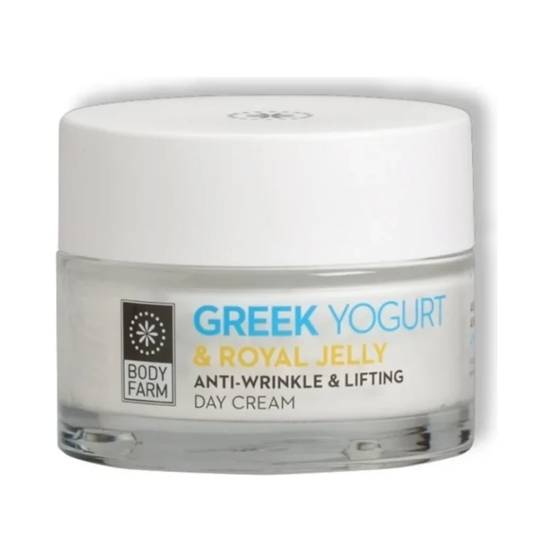 Bodyfarm Анти-ейдж дневен крем за лице Greek Yogurt & Royal jelly - Bodyfarm