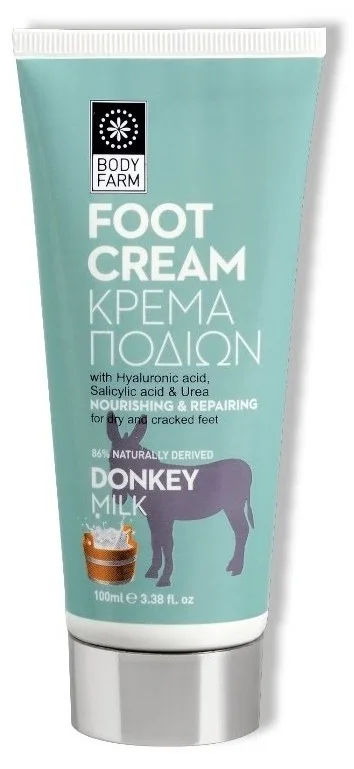 Bodyfarm Donkey Milk Крем за крака, за суха и напукана кожа