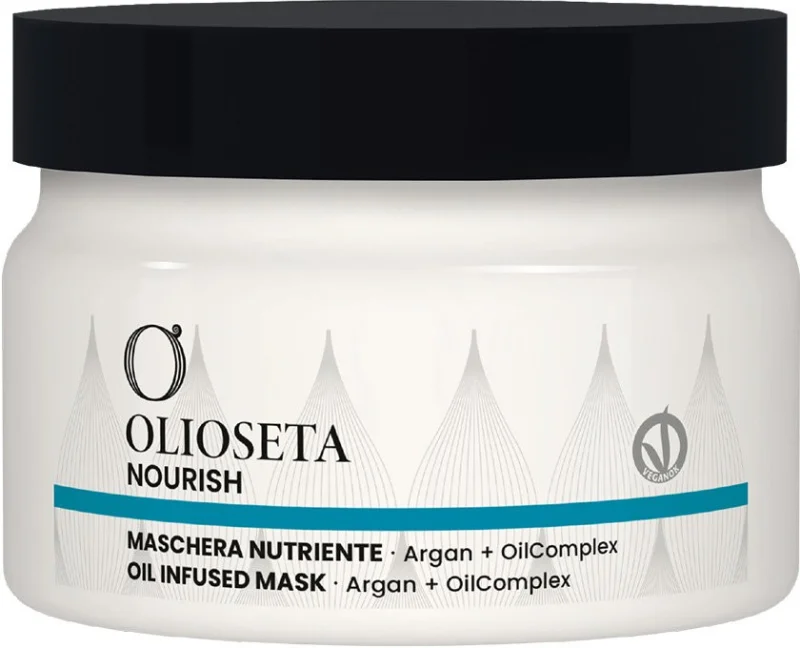 Olioseta Nourish Дълбоко подхранваща маска за коса с арганово масло и OilComplex