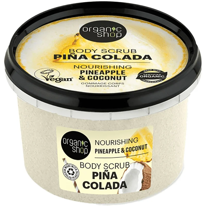 Organic Shop Подхранващ скраб за тяло Pina Colada