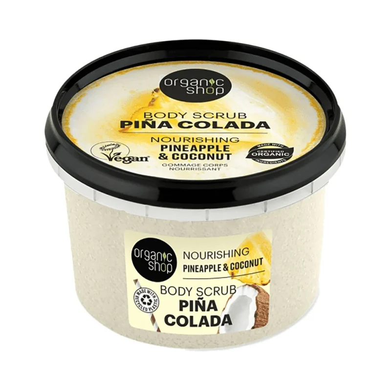Organic Shop Подхранващ скраб за тяло Pina Colada - Organic Shop