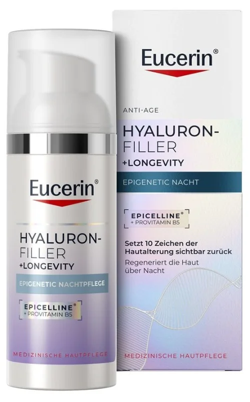 Eucerin Hyaluron-Filler + Longevity Нощен крем против стареене