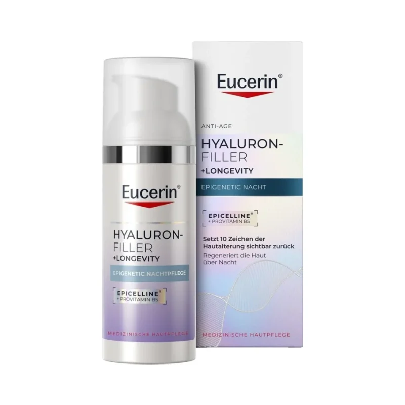 Eucerin Hyaluron-Filler + Longevity Нощен крем против стареене - Eucerin