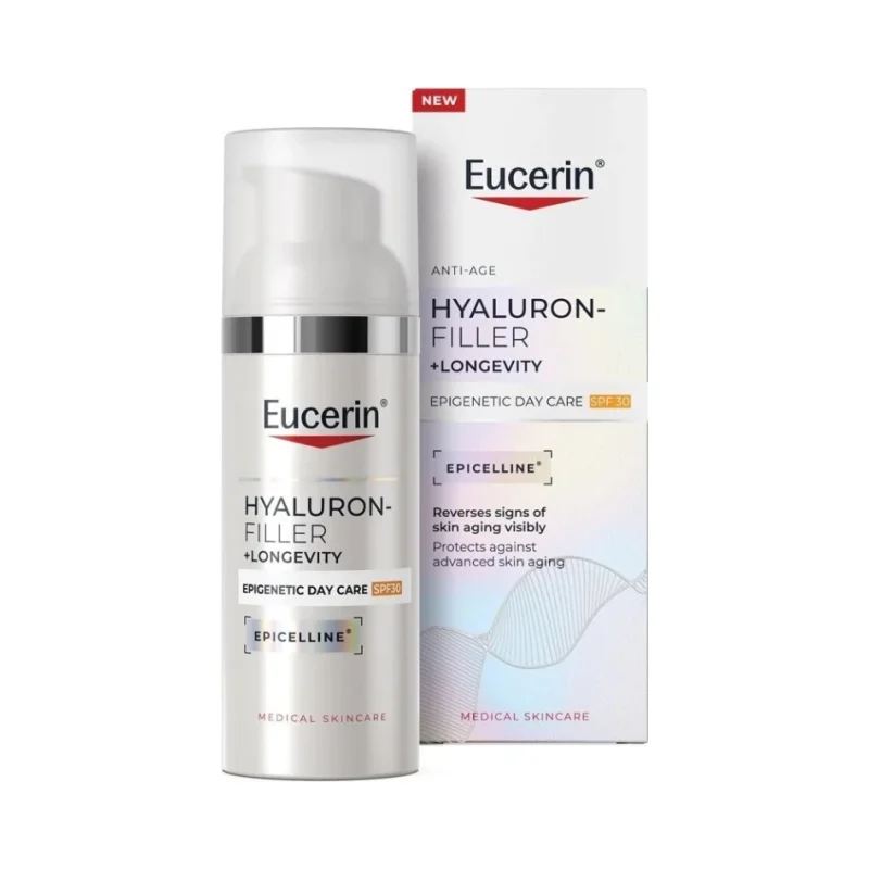 Eucerin Hyaluron-Filler + Longevity Дневен крем за лице, SPF30 - Eucerin