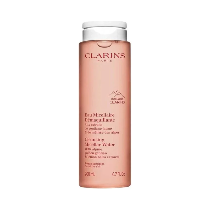 Clarins Почистваща мицеларна вода за чувствителна кожа - Clarins
