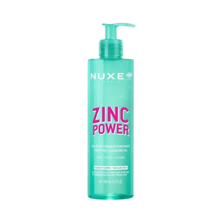 Nuxe Zinc Power Почистващ гел за лице