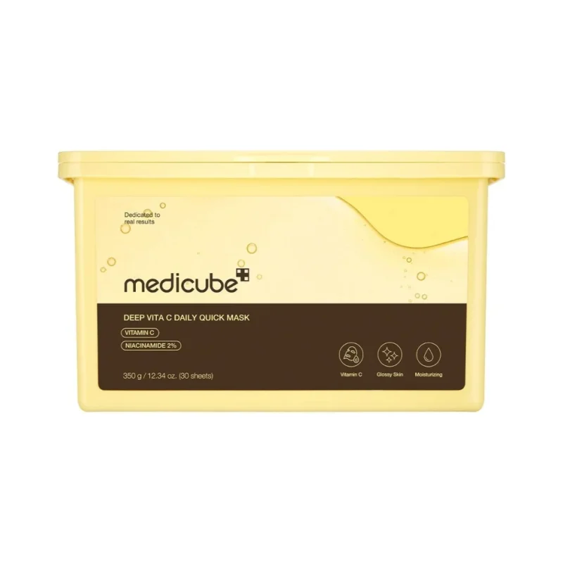 MediCube Deep Vita C Озаряващи лист маски за лице, 30 броя