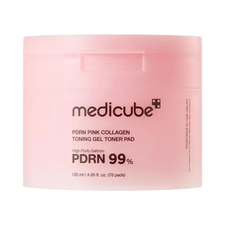 MediCube PDRN Pink Тонизиращи пачове за лице с колаген, 70 броя