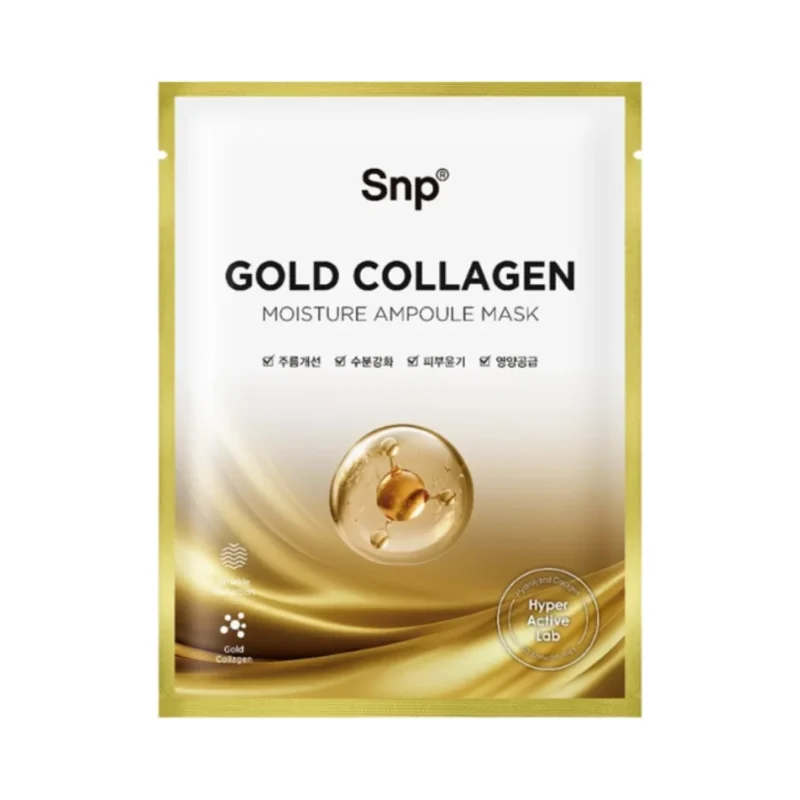 SNP Ампулна маска за лице Gold Collagen