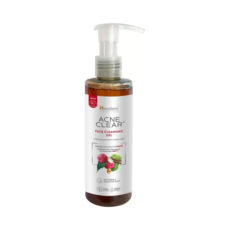 Himalaya Acne Clear+ Почистващ гел за лице - Himalaya