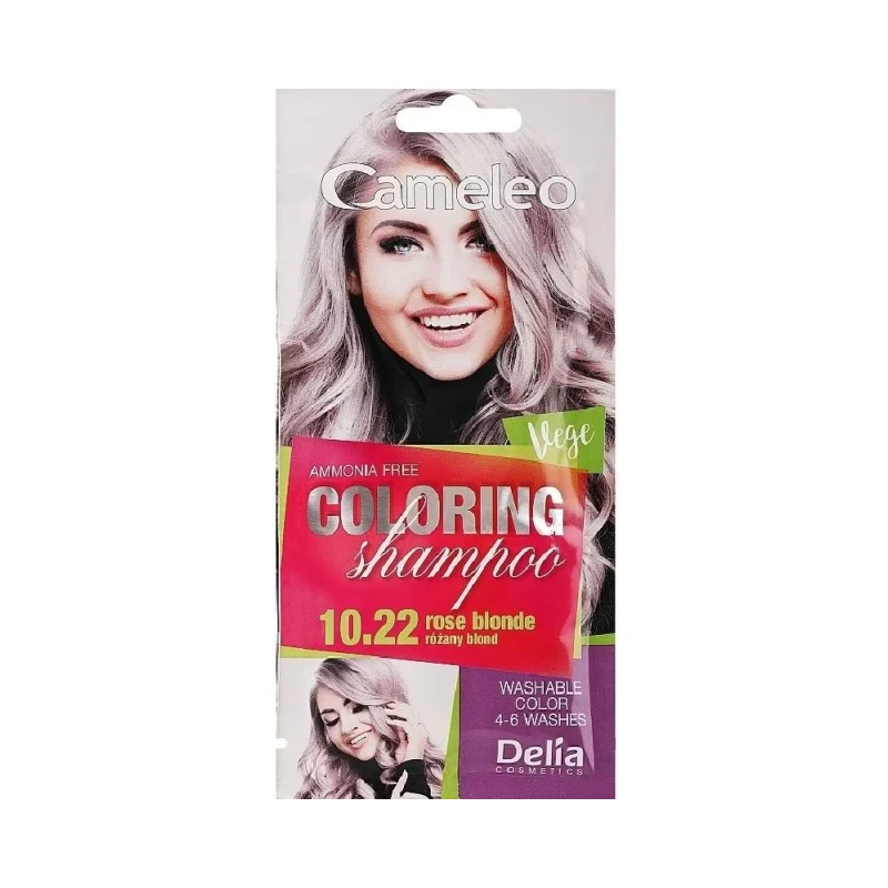 Delia Cameleo Оцветяващ шампоан саше, 10.22 Rose Blonde - ДЕЛИА