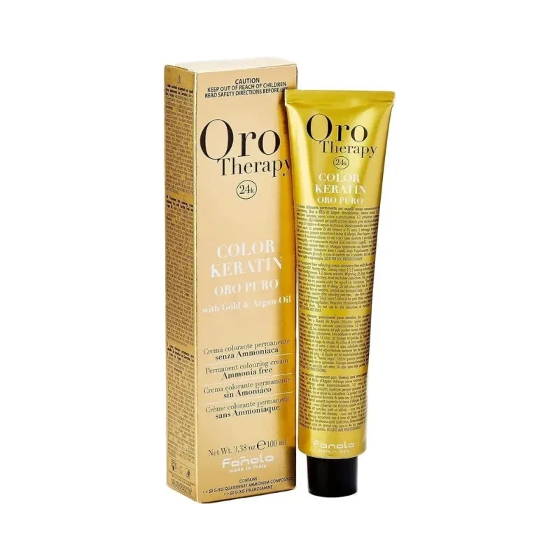 Fanola Oro Therapy Color Keratin Безамонячна боя за коса, 9.1 - Fanola