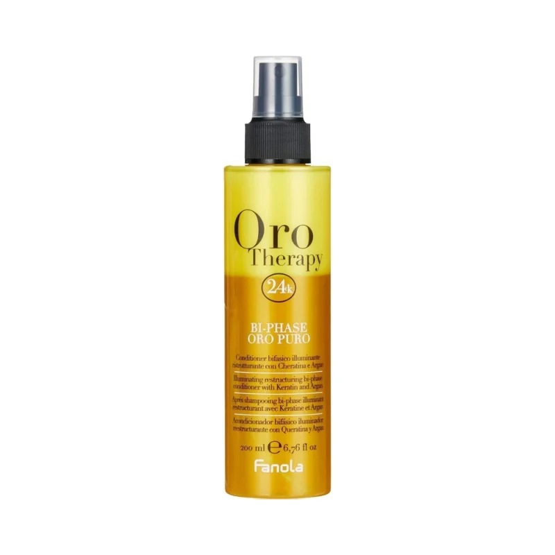 Fanola Oro Therapy Двуфазен балсам за коса Bi-Phase Oro Puro, без отмиване - Fanola