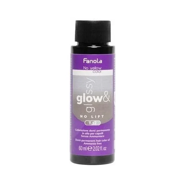 Fanola No Yellow Color Оцветяваща крем боя-тонер Glow & Glossy, T.12