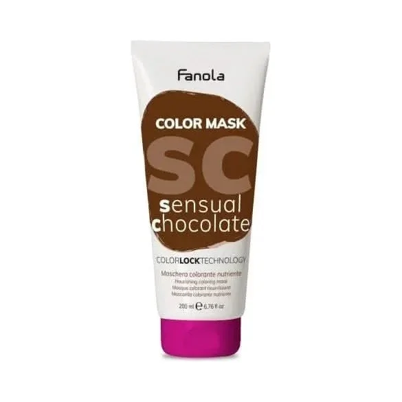 Fanola Color Mask Цветна подхранваща и хидратираща маска, Sensual Chocolate